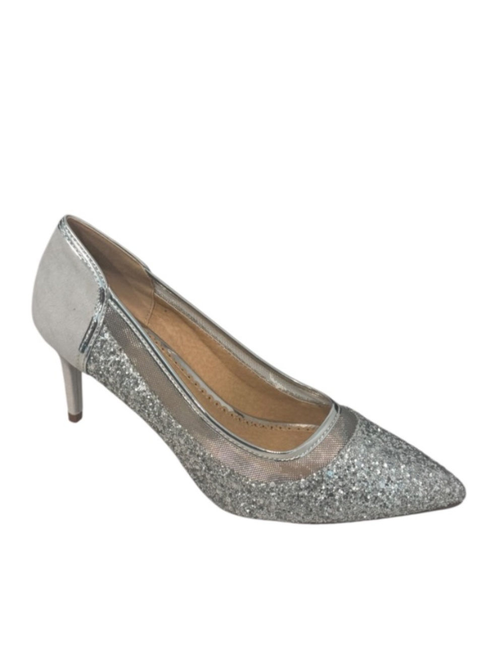 Journee Collection Women's Kalani Silver Pump Size 8 - NWB